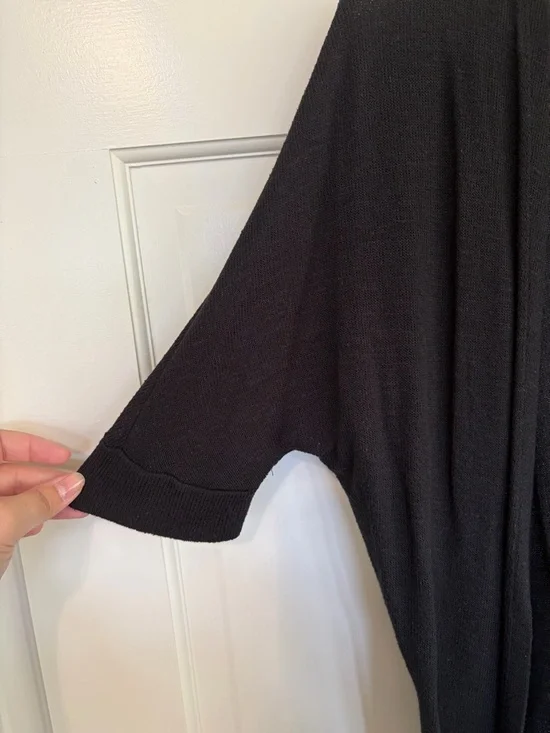 Old Navy Black Open Knit Cardigan - Picture 2 of 4